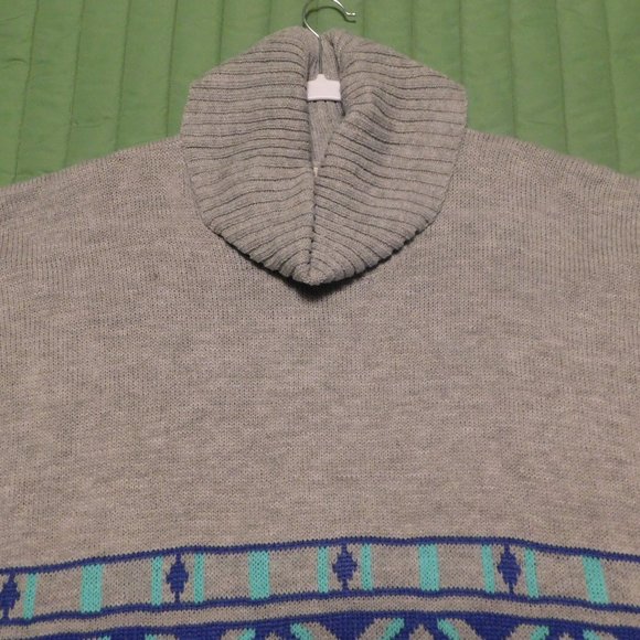 Red Camel woven knit poncho size M EUC - Picture 5 of 10